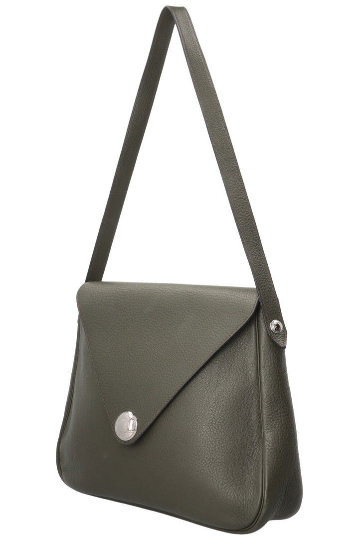 HERMÈS Christine Bag 35 Fjord Leather Green