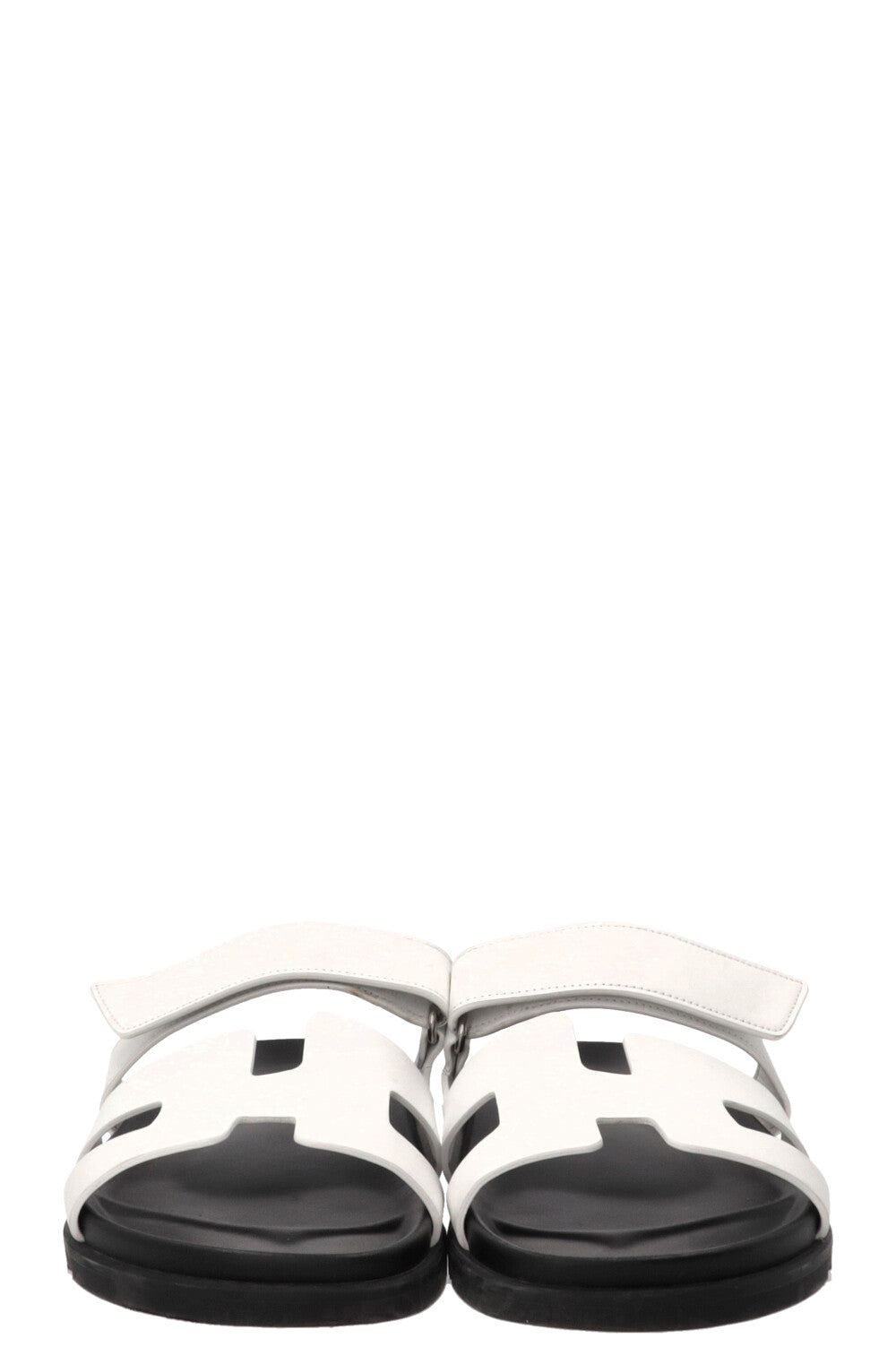 HERMÈS Chypre Sandals Leather White