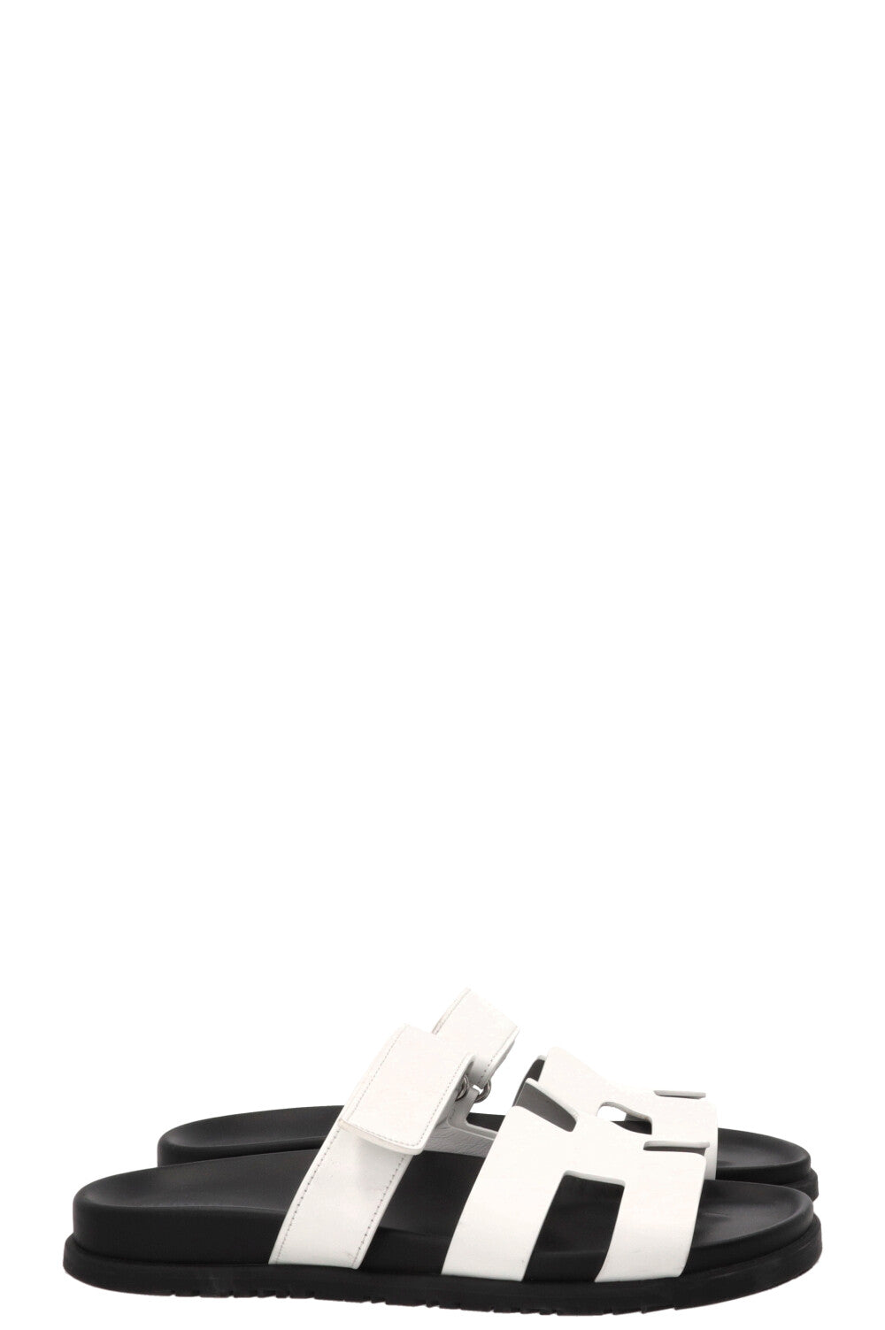 HERMÈS Chypre Sandals Leather White