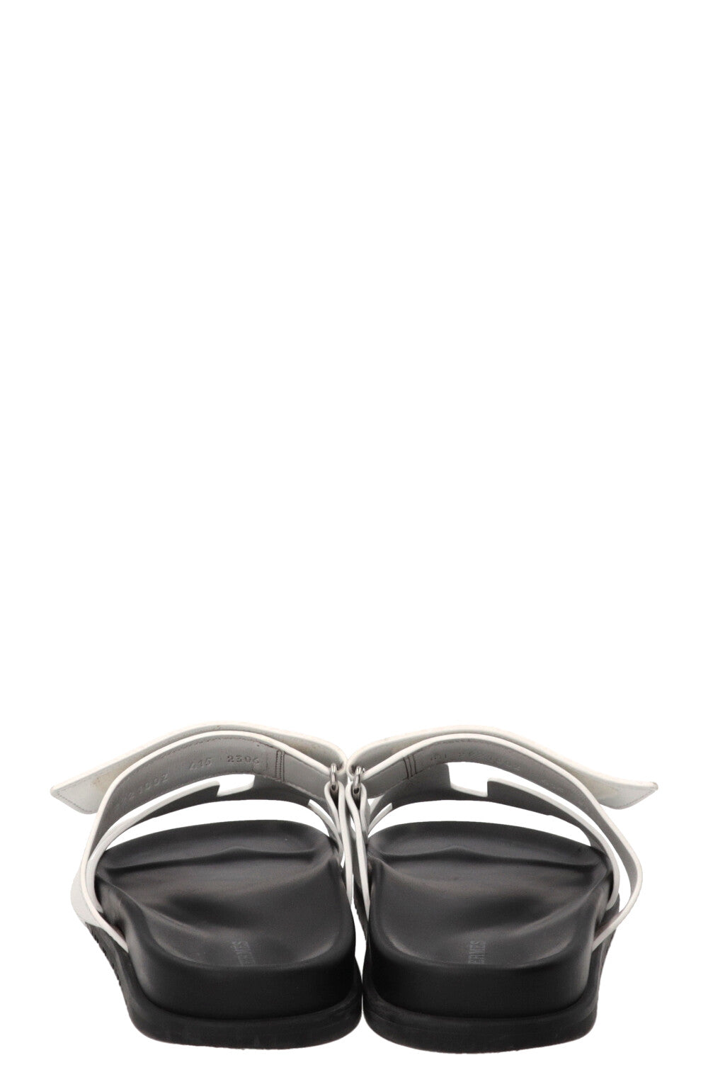 HERMÈS Chypre Sandals Leather White