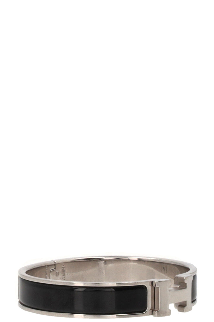 HERMÈS Clic H Bracelet Palladium Black