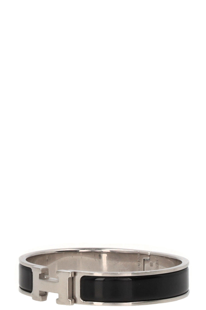 HERMÈS Clic H Bracelet Palladium Black