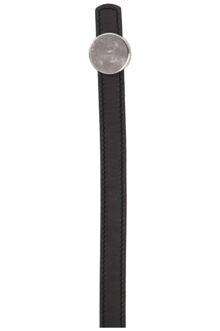 HERMÈS Clou De Selle Reversible Belt Orange Black