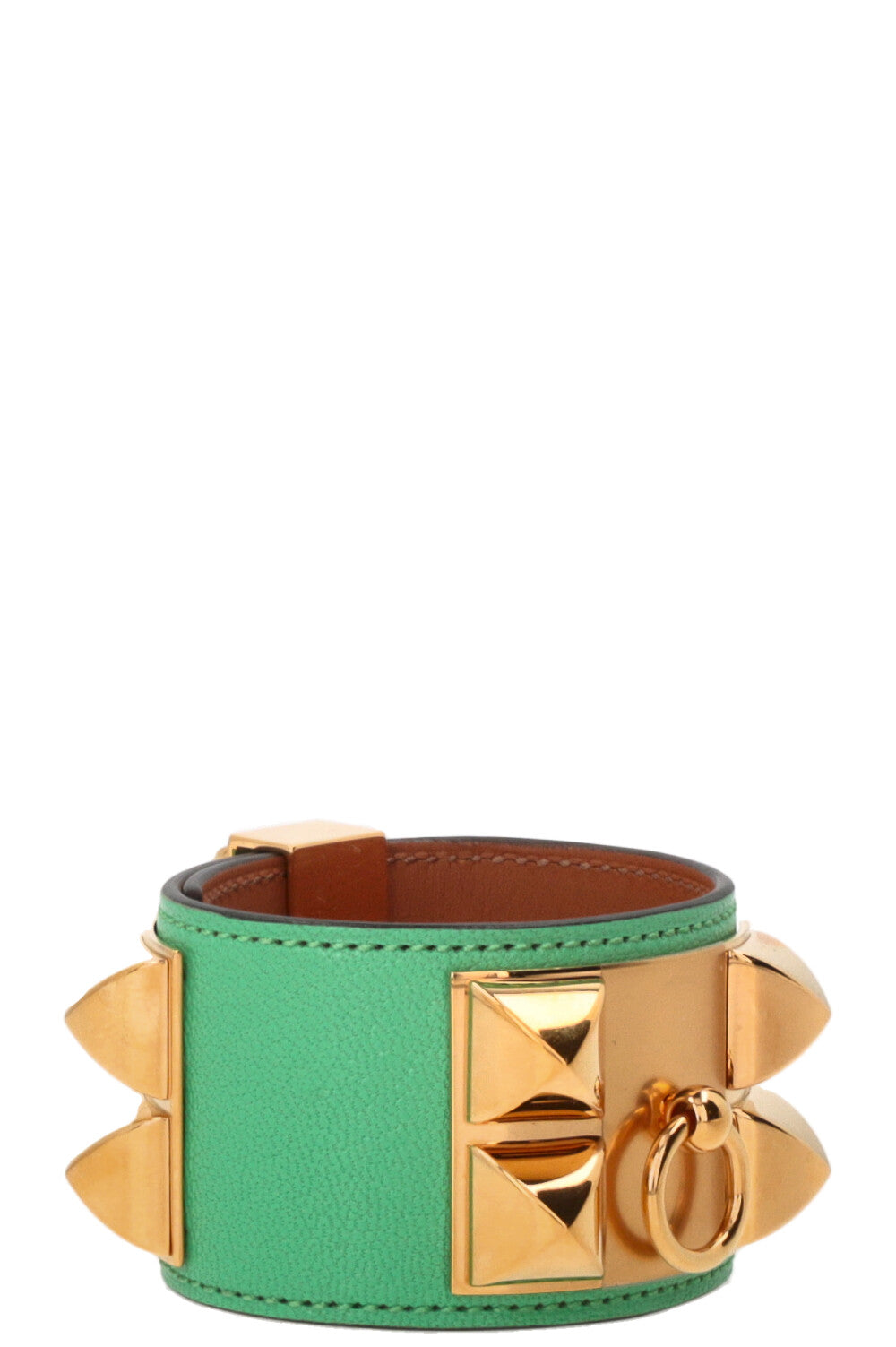 HERMÈS Collier De Chien Bracelet Chèvre Leather