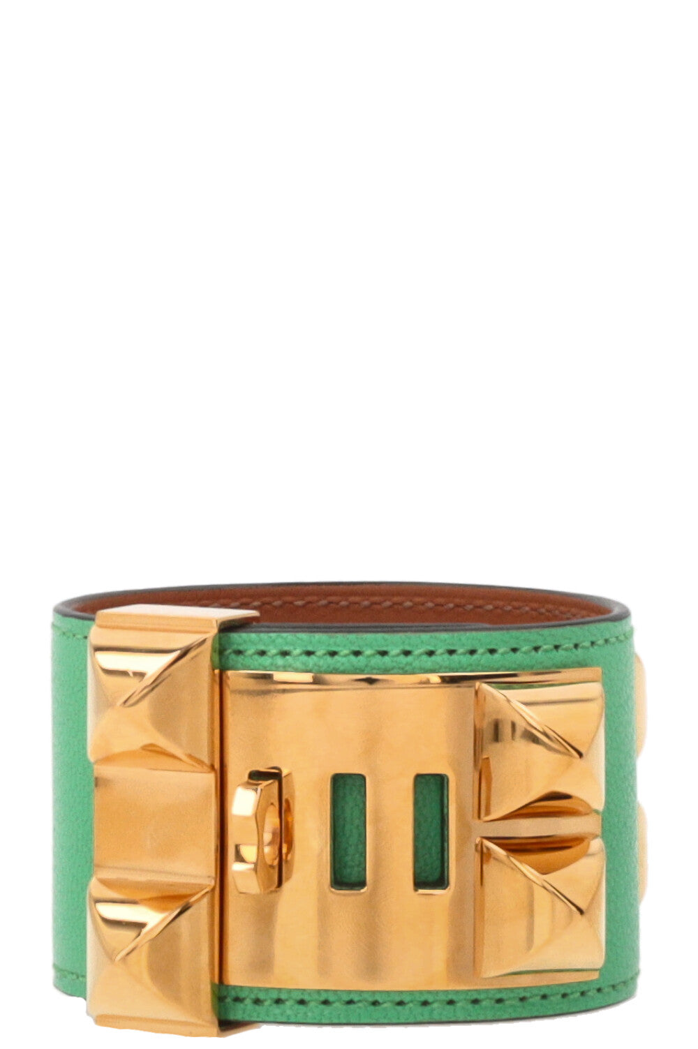 HERMÈS Collier De Chien Bracelet Chèvre Leather