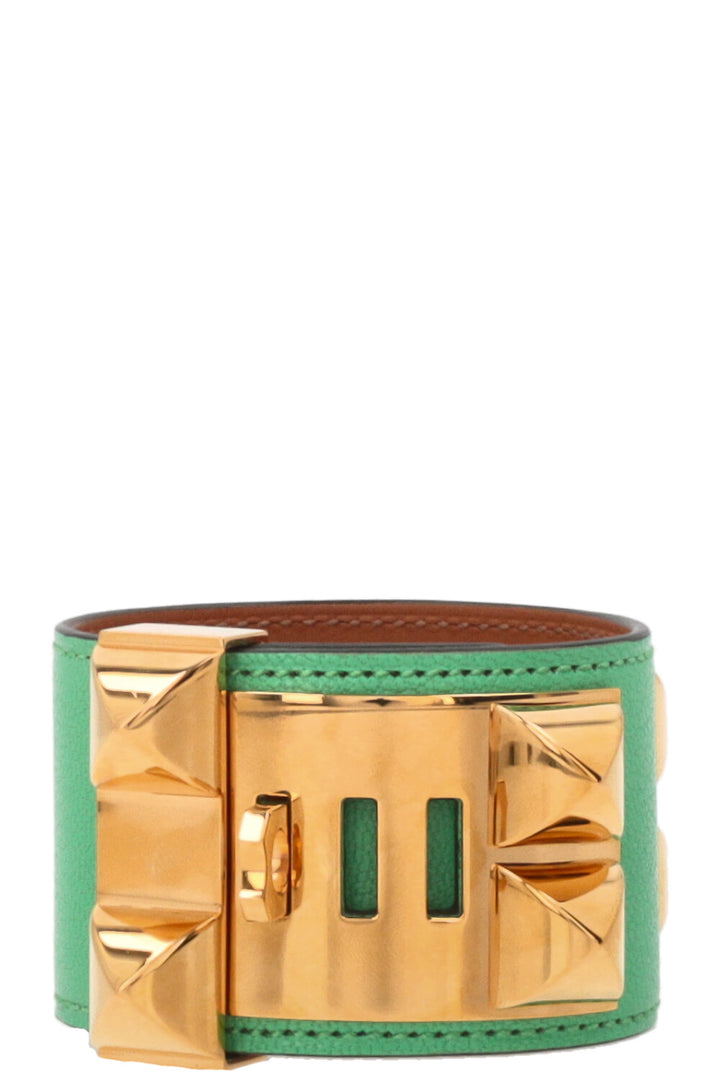 HERMÈS Collier De Chien Bracelet Chèvre Leather