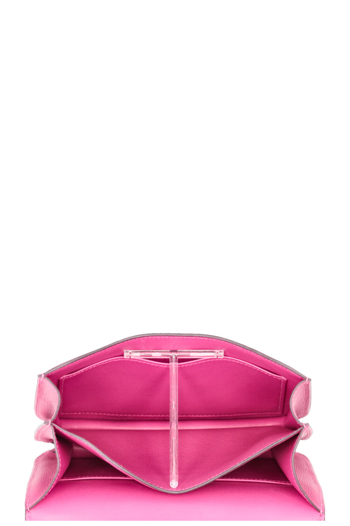 HERMÈS Constance 18 Evercolor Rose Pourpre
