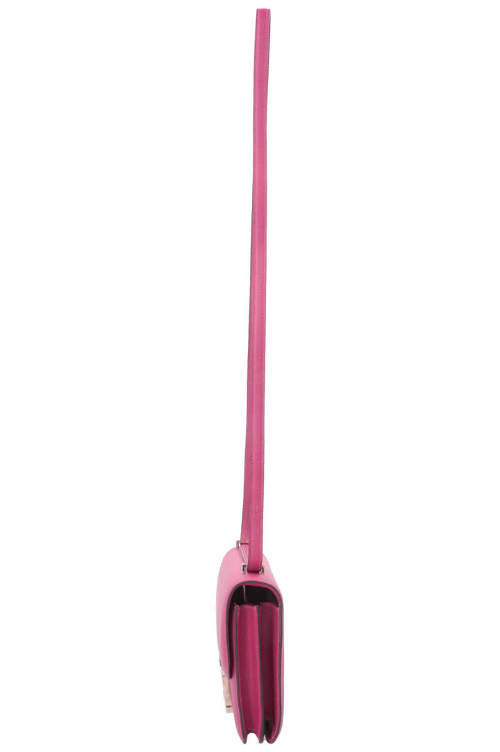 HERMÈS Constance 18 Evercolor Rose Pourpre
