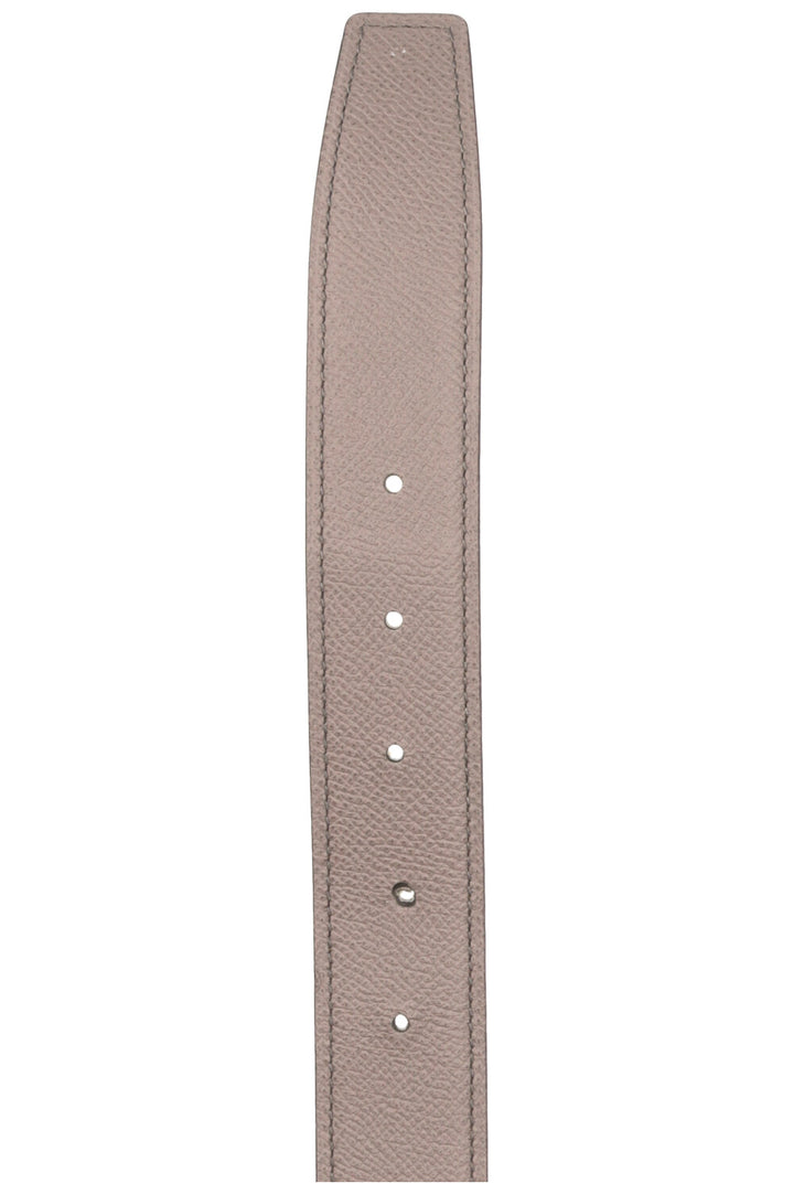 HERMÈS Constance H Belt Gris Etain Jaune Citron