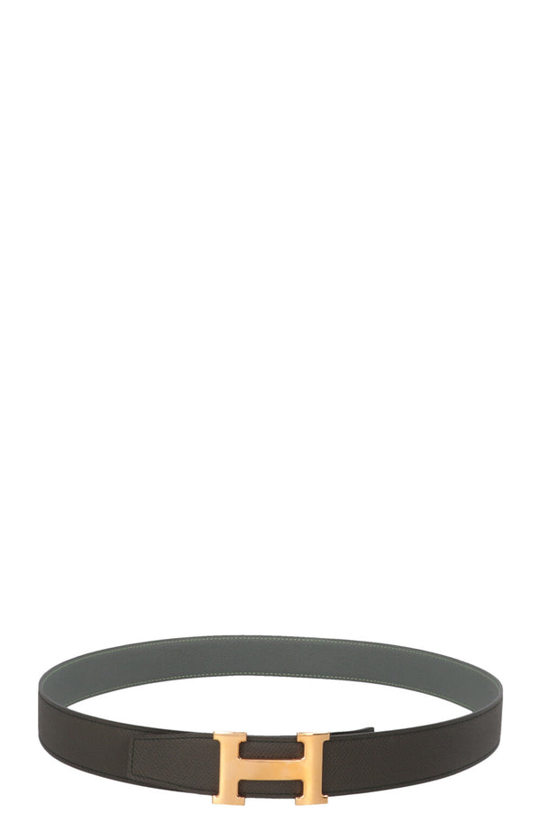 HERMÈS Constance H Belt Olive Green