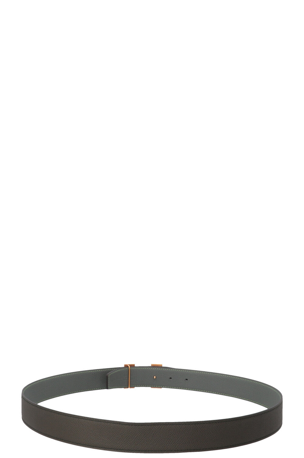 HERMÈS Constance H Belt Olive Green
