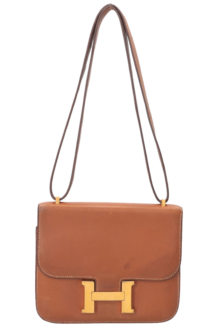 HERMÈS Constance Mini 18 Courchevel Gold