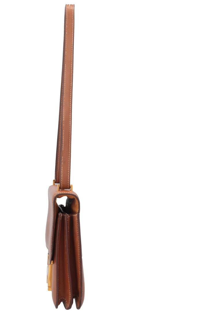 HERMÈS Constance Mini 18 Courchevel Gold