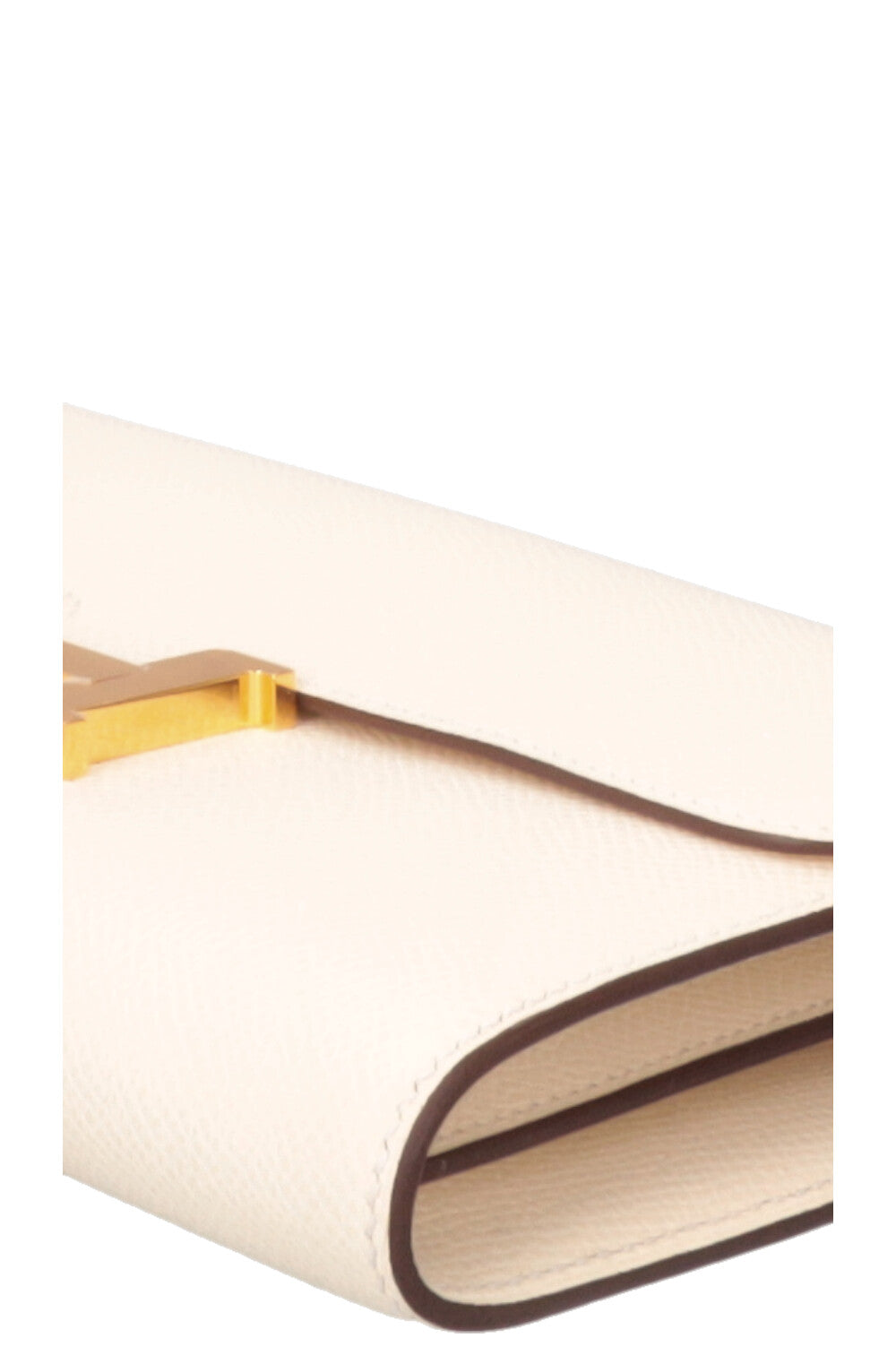 HERMÈS Constance To Go Wallet Epsom Nata Gold