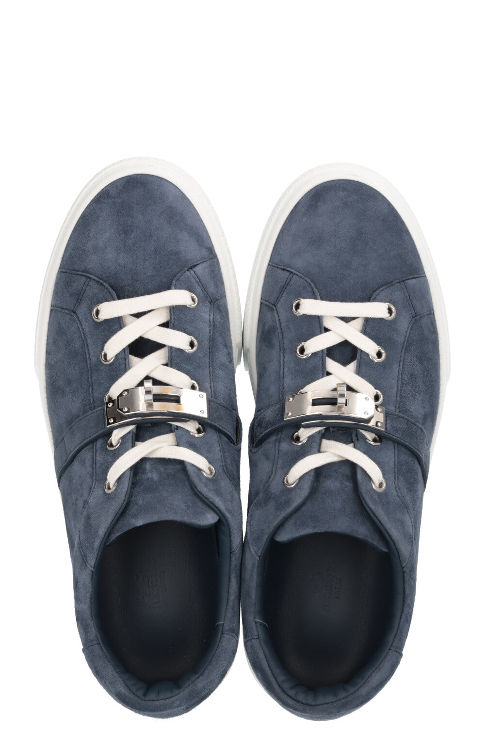 HERMÈS Day Sneaker Suede Blue