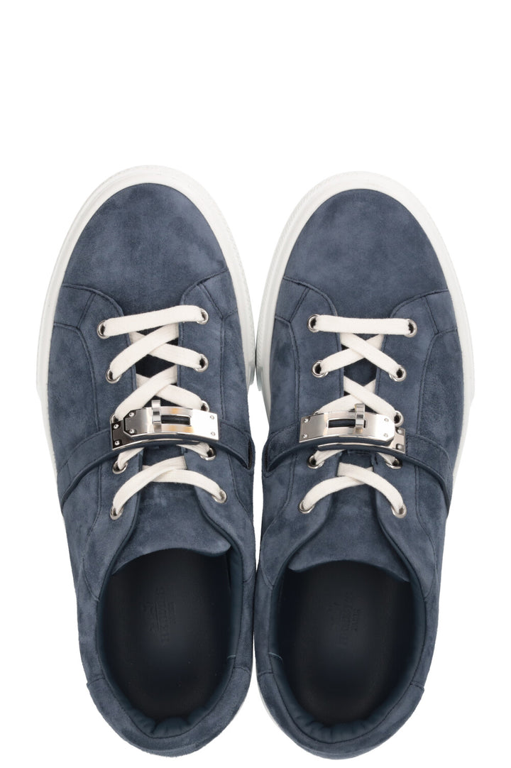 HERMÈS Day Sneaker Suede Blue