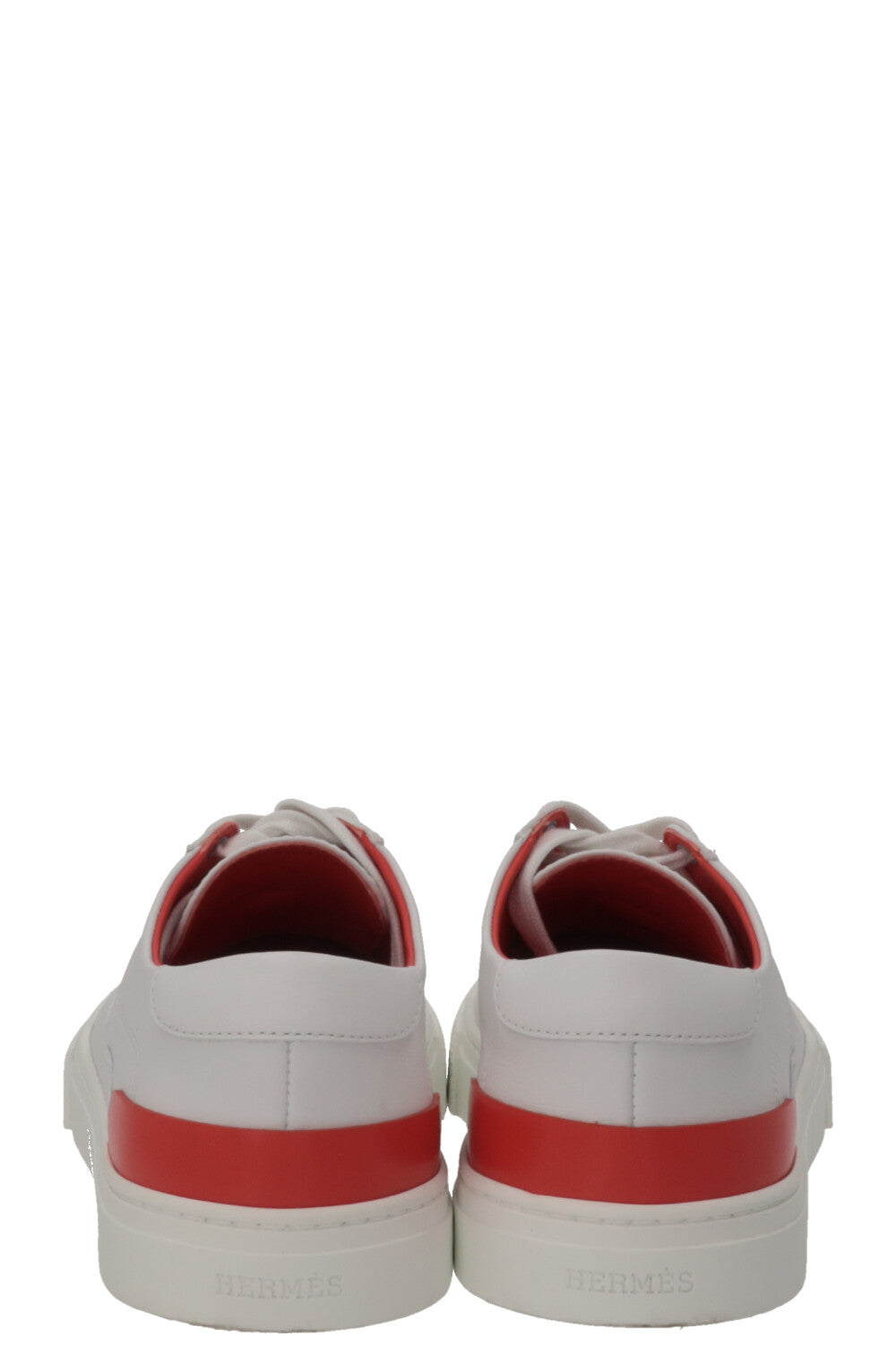 Baskets HERMÈS Deep en cuir blanc