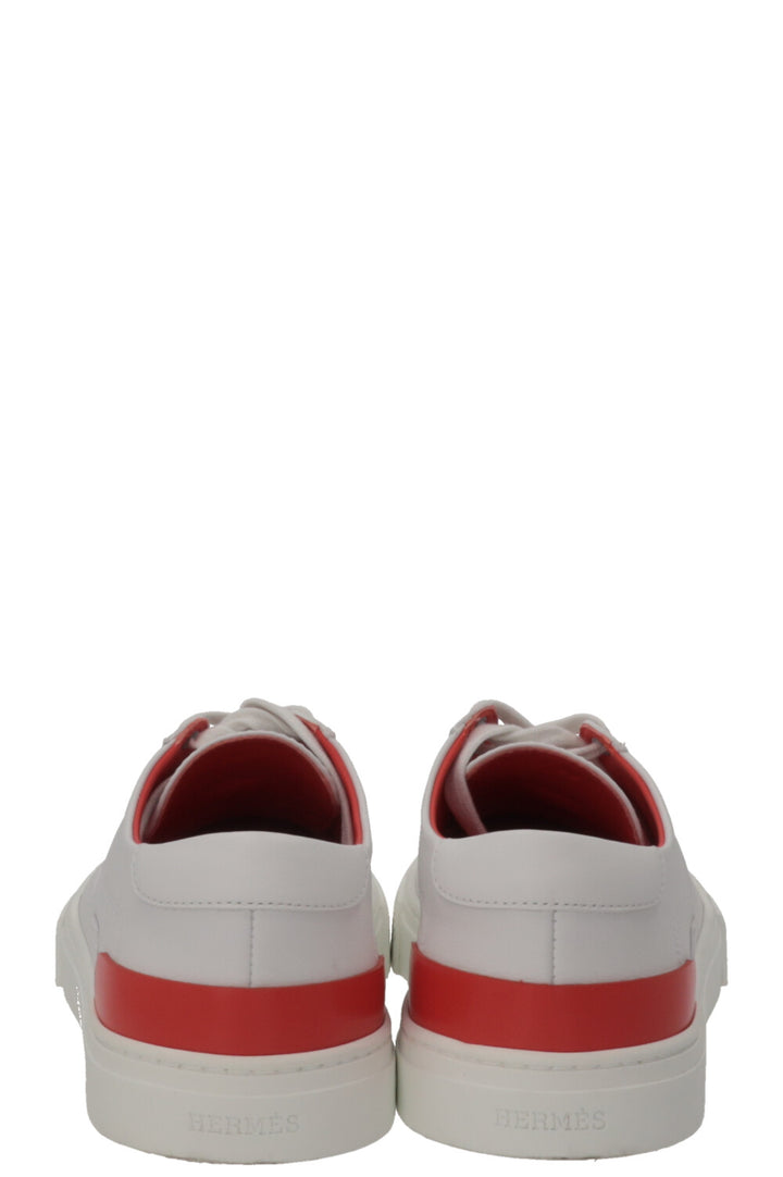 Baskets HERMÈS Deep en cuir blanc