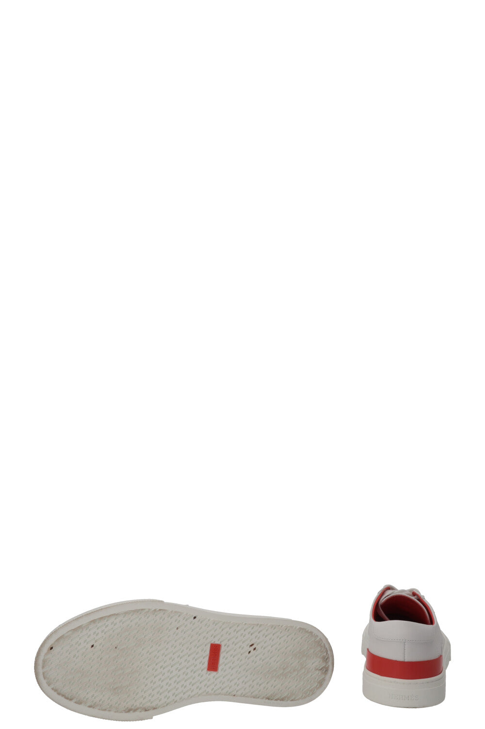 Baskets HERMÈS Deep en cuir blanc