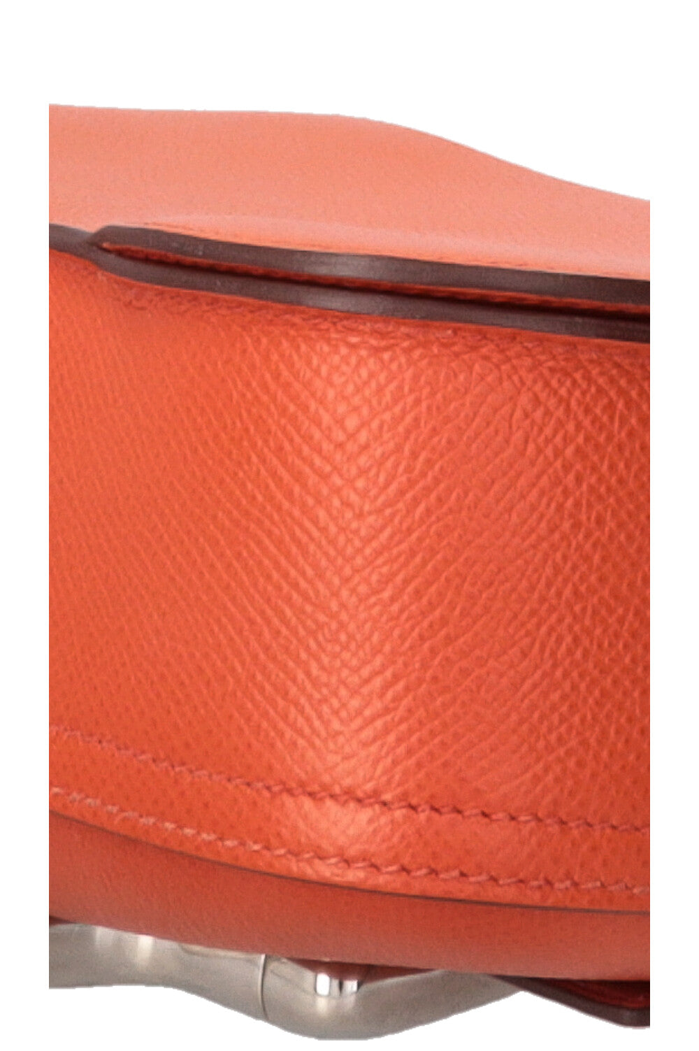 HERMÈS Mini sac Della Cavalleria II en cuir Epsom orange
