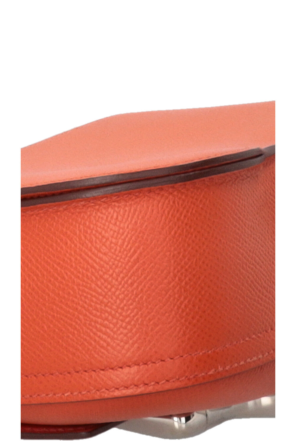 HERMÈS Mini sac Della Cavalleria II en cuir Epsom orange