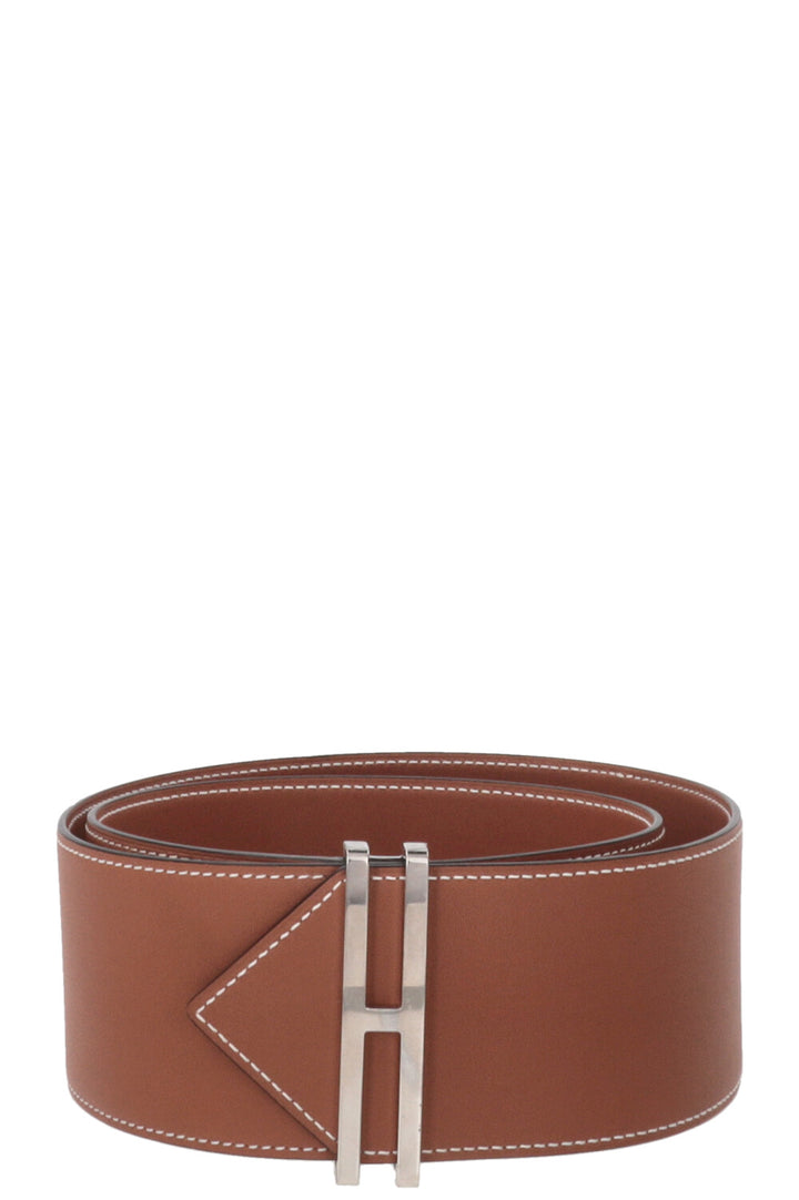 Ceinture HERMÈS Elan 66 Doré