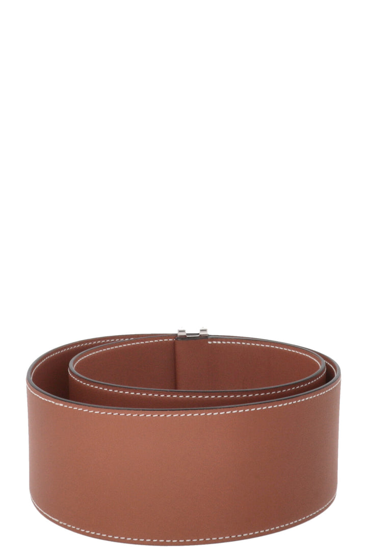 Ceinture HERMÈS Elan 66 Doré