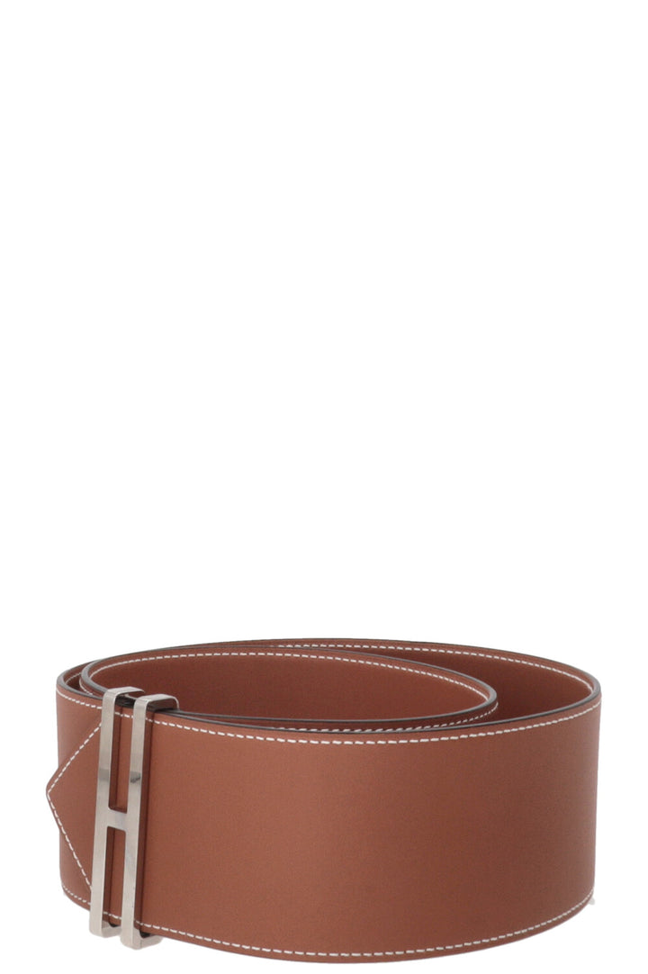 Ceinture HERMÈS Elan 66 Doré