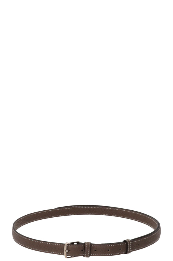 HERMÈS Etrivière 18 Belt Etoupe