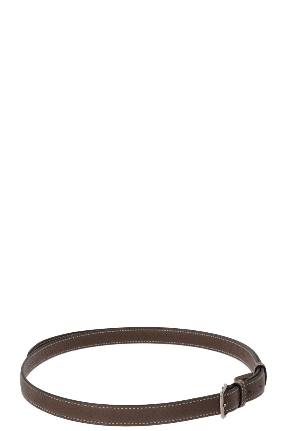 HERMÈS Etrivière 18 Belt Etoupe