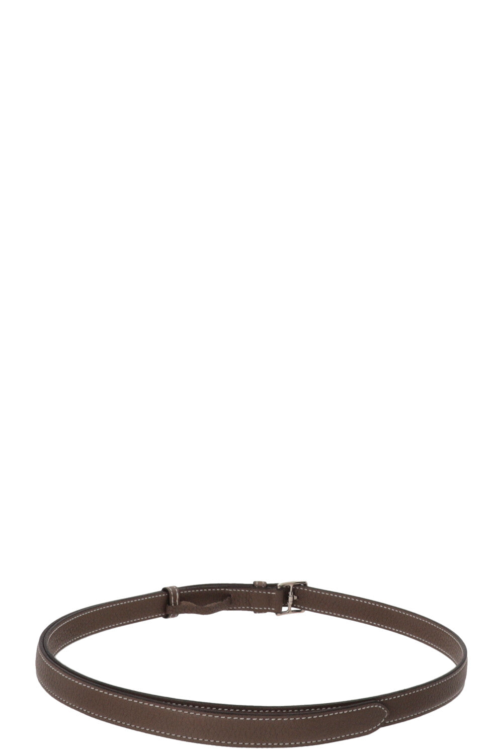 HERMÈS Etrivière 18 Belt Etoupe