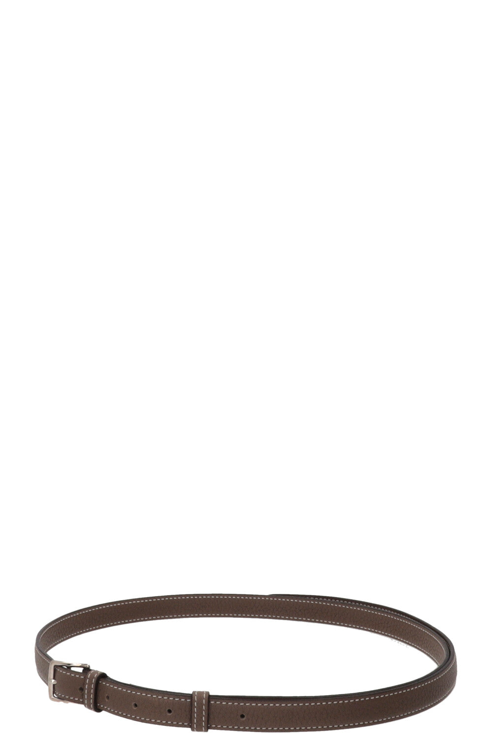 HERMÈS Etrivière 18 Belt Etoupe