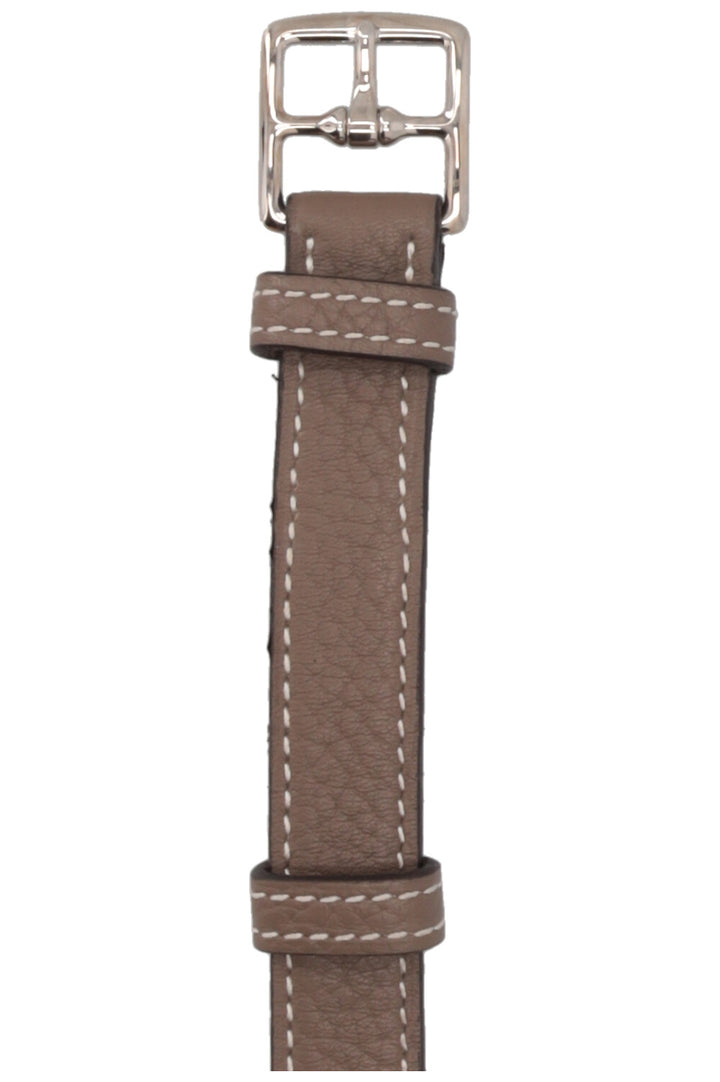 HERMÈS Etrivière 18 Belt Etoupe