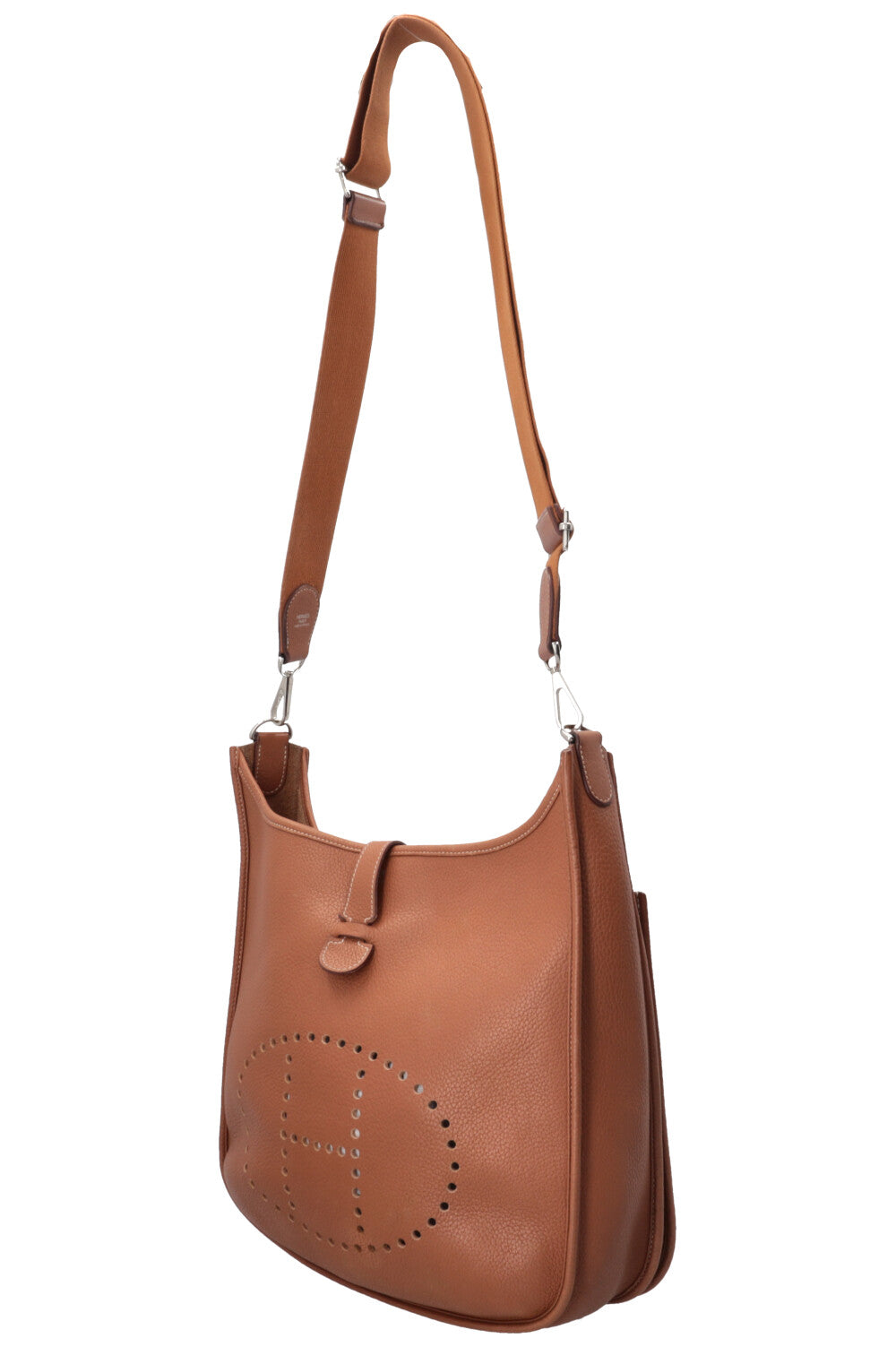 HERMÈS Evelyne PM Cuir Clemence Gold