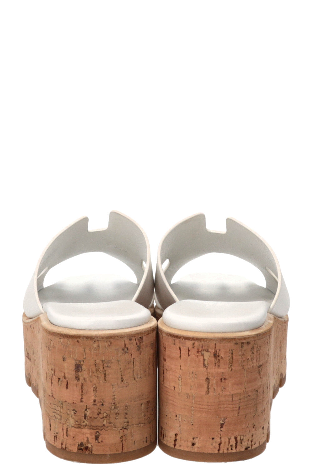HERMÈS Eze 30 Sandals Leather White