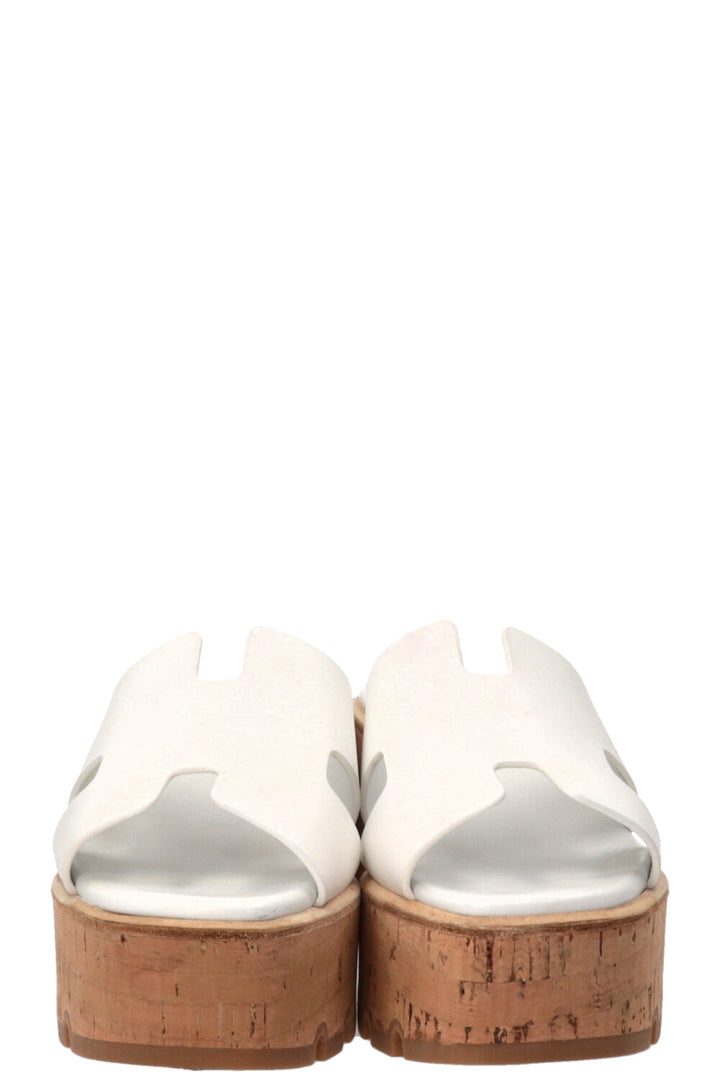 HERMÈS Eze 30 Sandals White