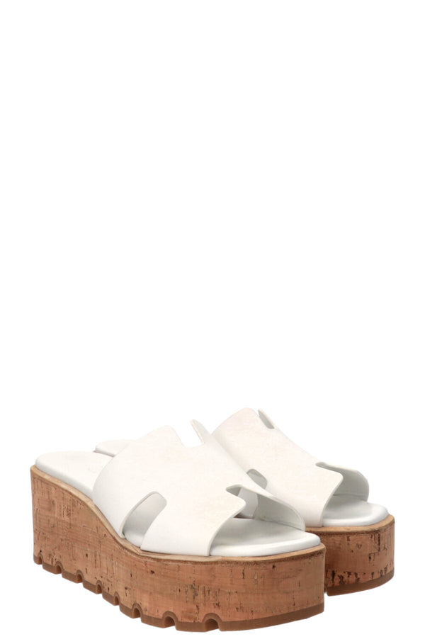 HERMÈS Eze 30 Sandals White