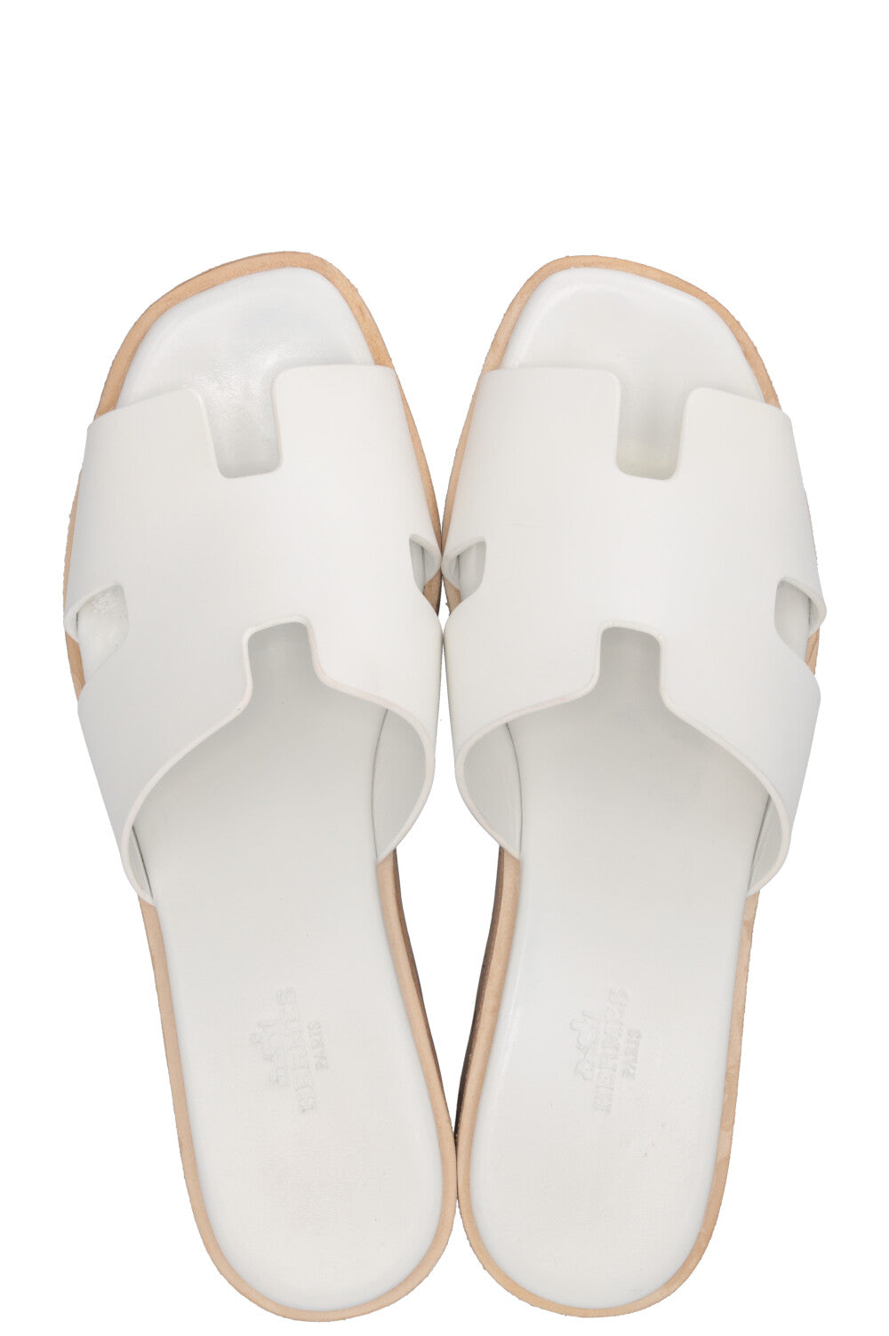 HERMÈS Eze 30 Sandals White