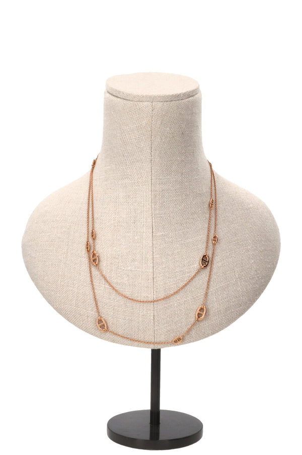 HERMÈS Collier long Farandole 120 Or rose 18 carats