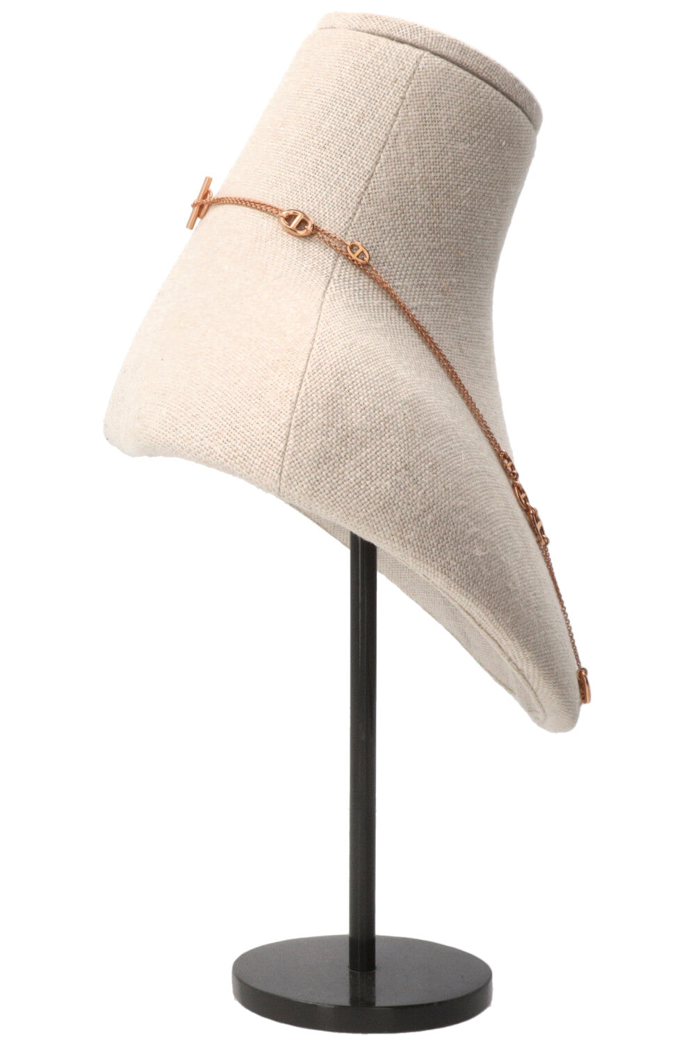 HERMÈS Farandole Long Necklace 120 18k Rosé Gold