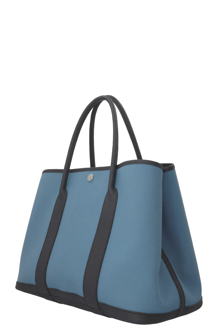 HERMÈS Garden Party 36 Bleu Jean Bleu Indigo