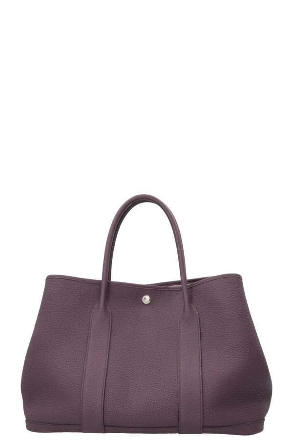 HERMÈS Garden Party 36 Negonda Leather Cassis