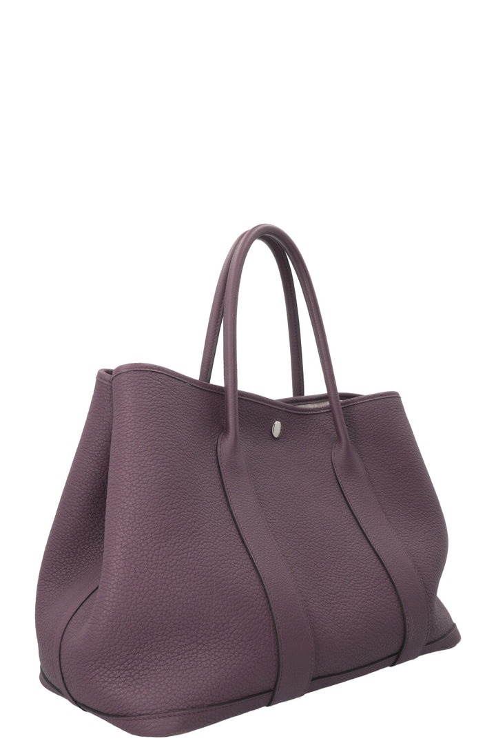 HERMÈS Garden Party 36 Negonda Leather Cassis