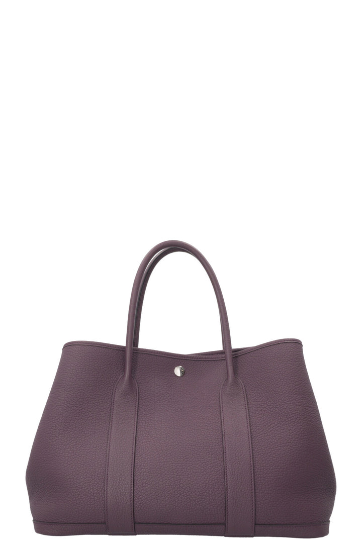 HERMÈS Garden Party 36 Negonda Leather Cassis