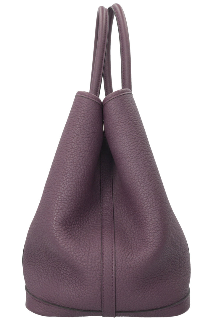 HERMÈS Garden Party 36 Negonda Leather Cassis