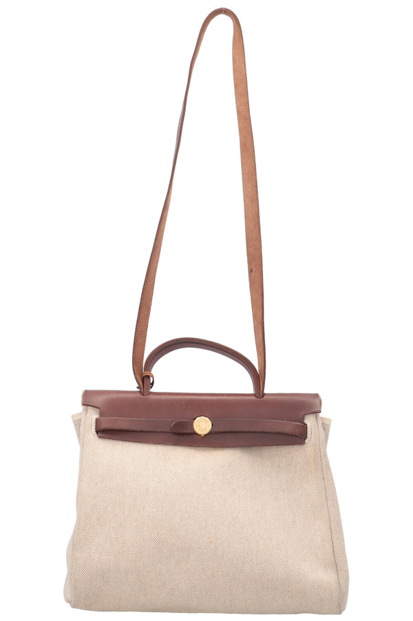 HERMES Herbag 29 Toile H Vache Hunter