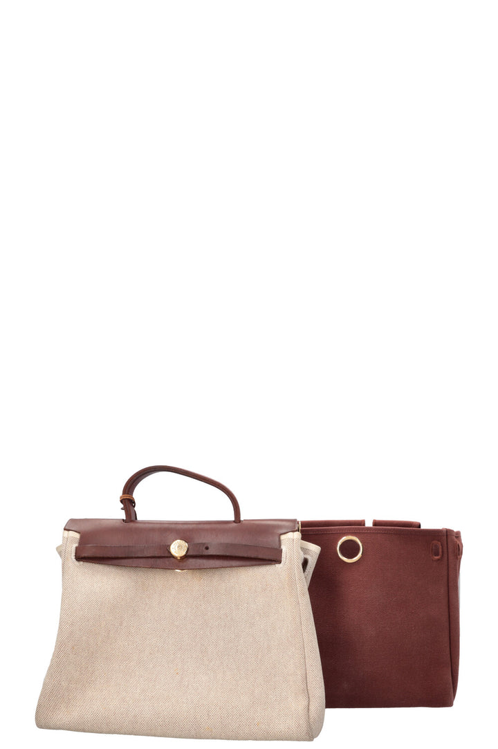 HERMES Herbag 29 Toile H Vache Hunter