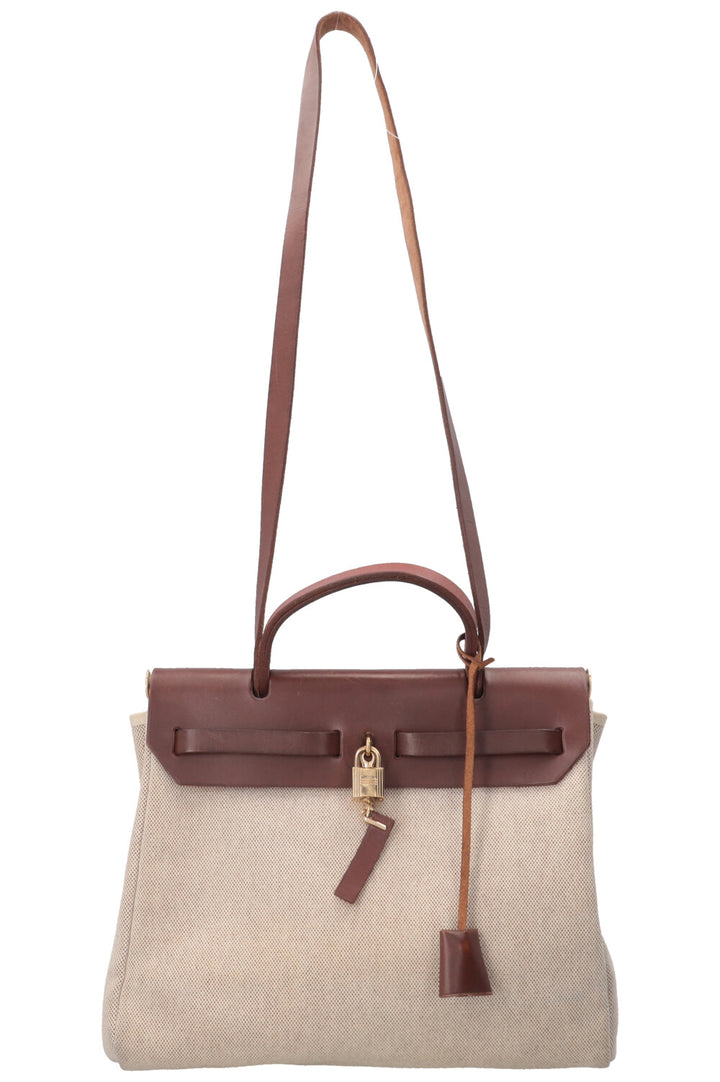 HERMES Herbag 29 Toile H Vache Hunter