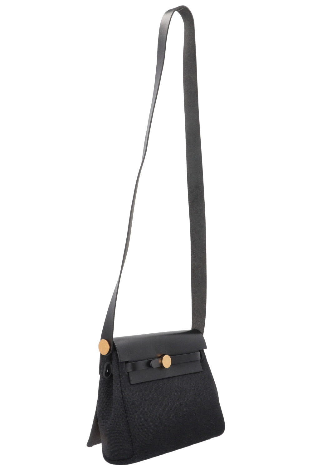 HERMÈS Herbag Zip 20 en toile noire