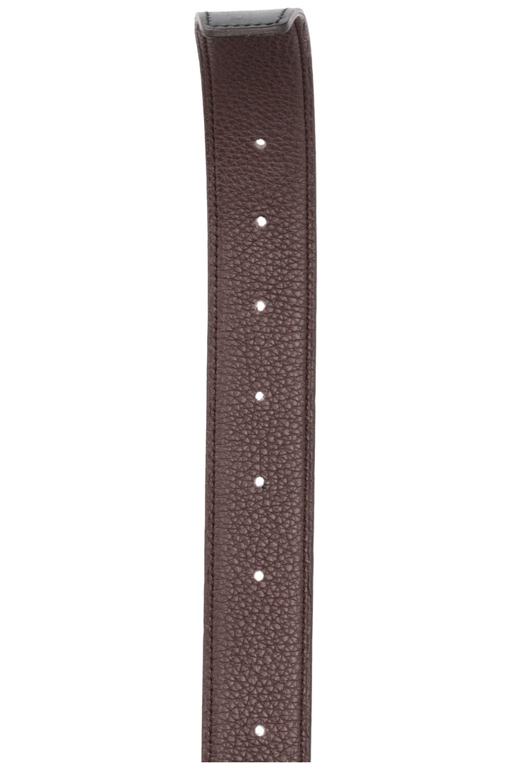 HERMÈS Idem Belt 32 Box Leather Noir